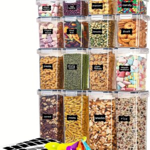16 Pack SnapSavor Airtight Food Storage Containers Set